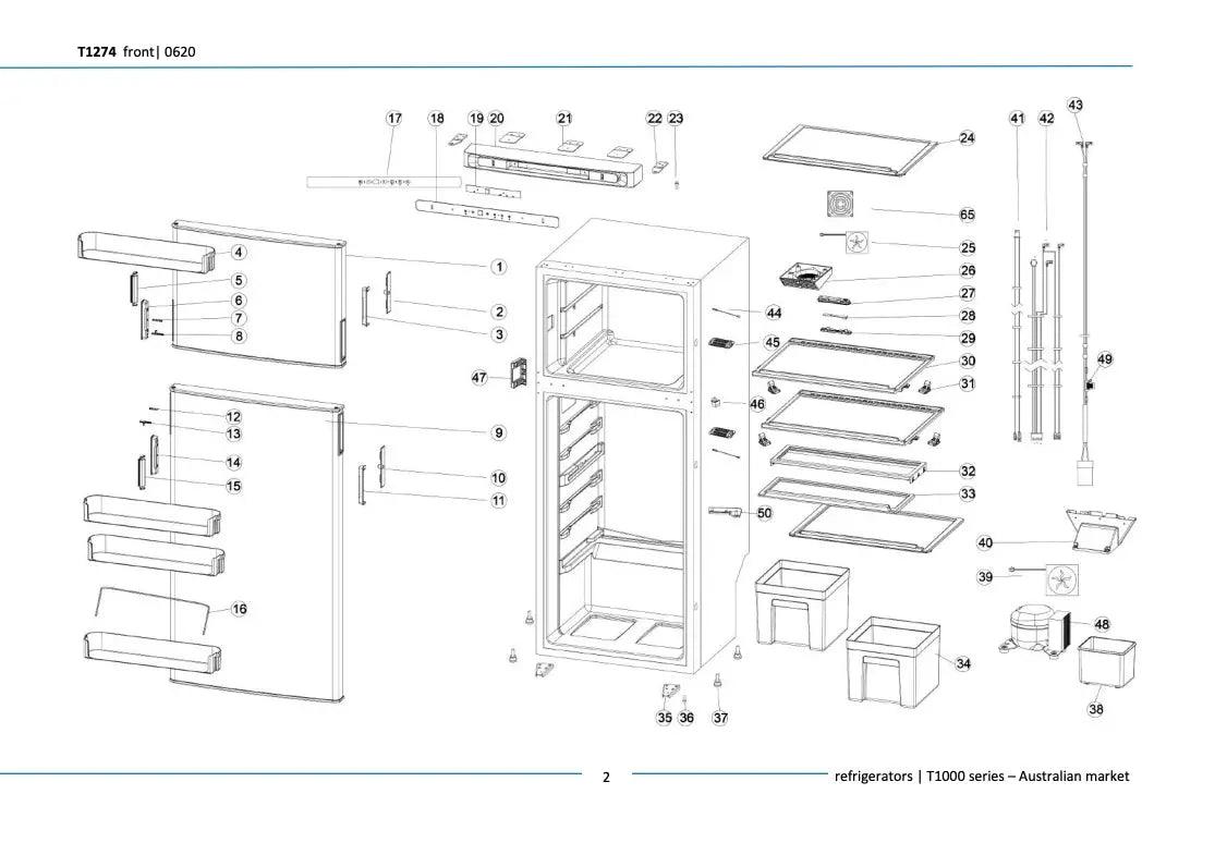Cabinet Shelf for Thetford T1274 - Everything Caravans