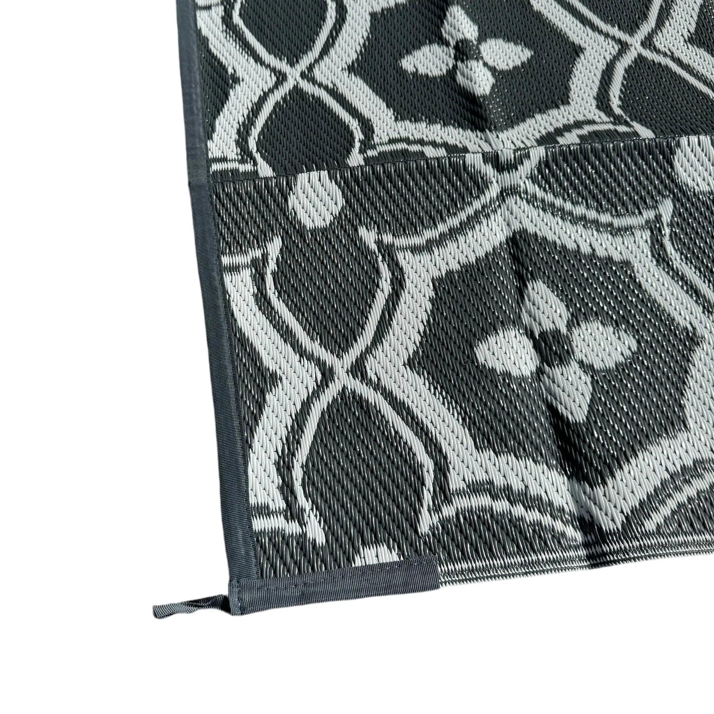 Caravan Camping Mat Classic Grey White 1.8m x 2.74m - Everything Caravans