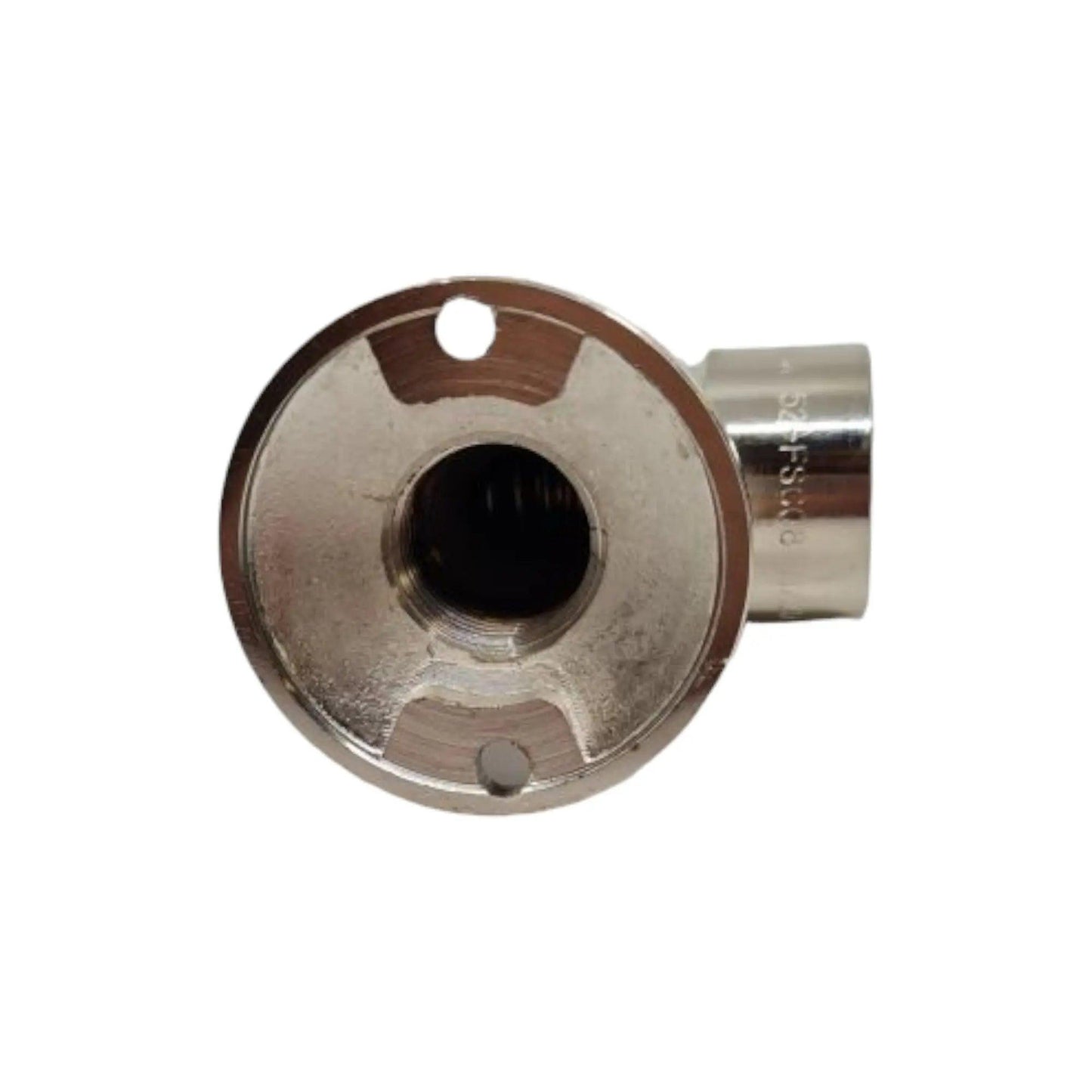 Chrome Bayonet Floor Socket 90 Degree - Everything Caravans