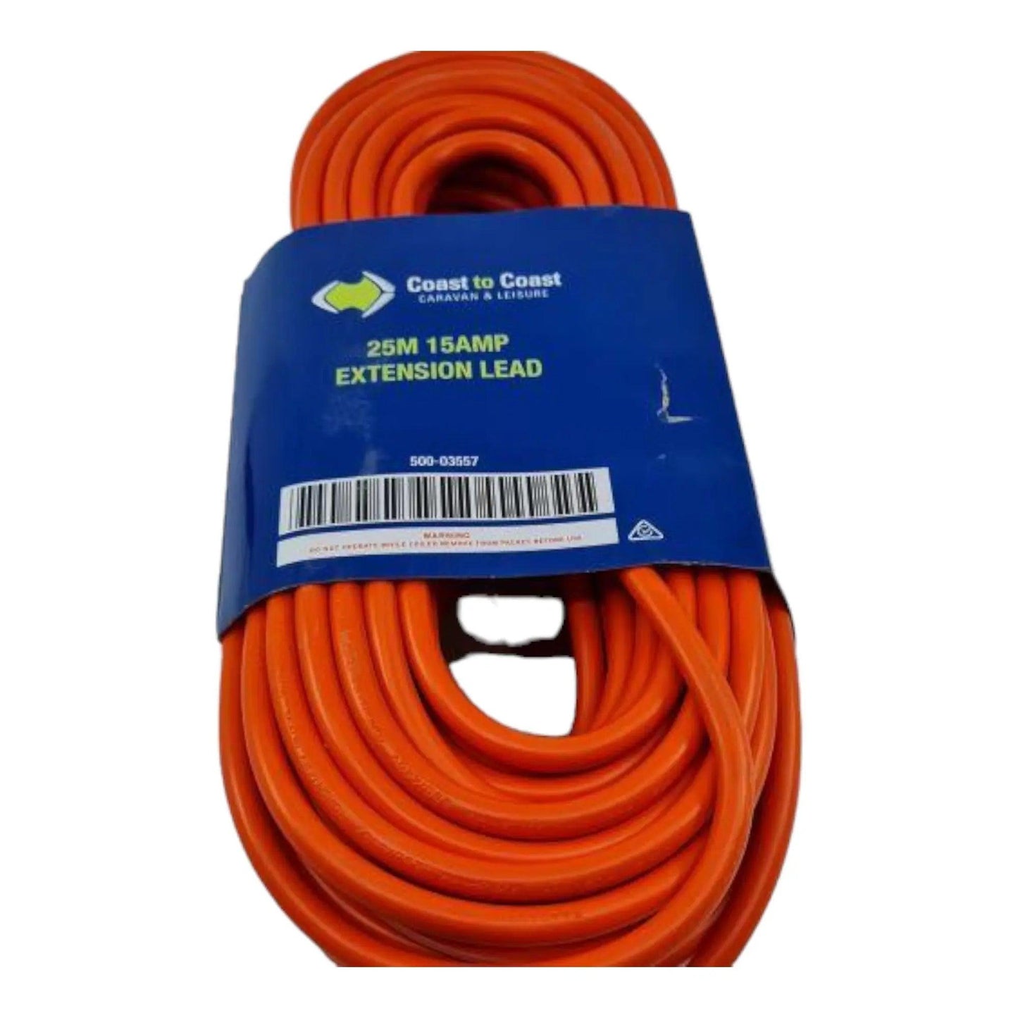 Heavy Duty Extension Lead - Led 25M 15amp 240v - Everything Caravans