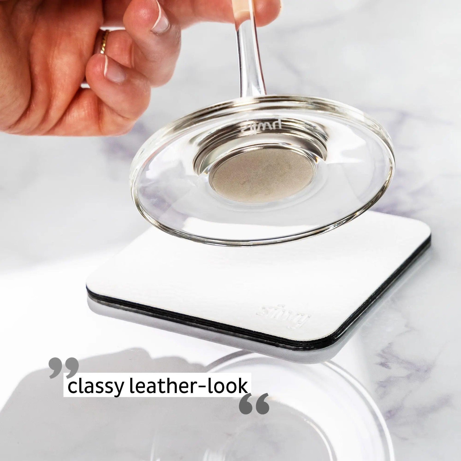 Metal-Nano-Gel-Pads (square) WHITE By Silwy - Everything Caravans