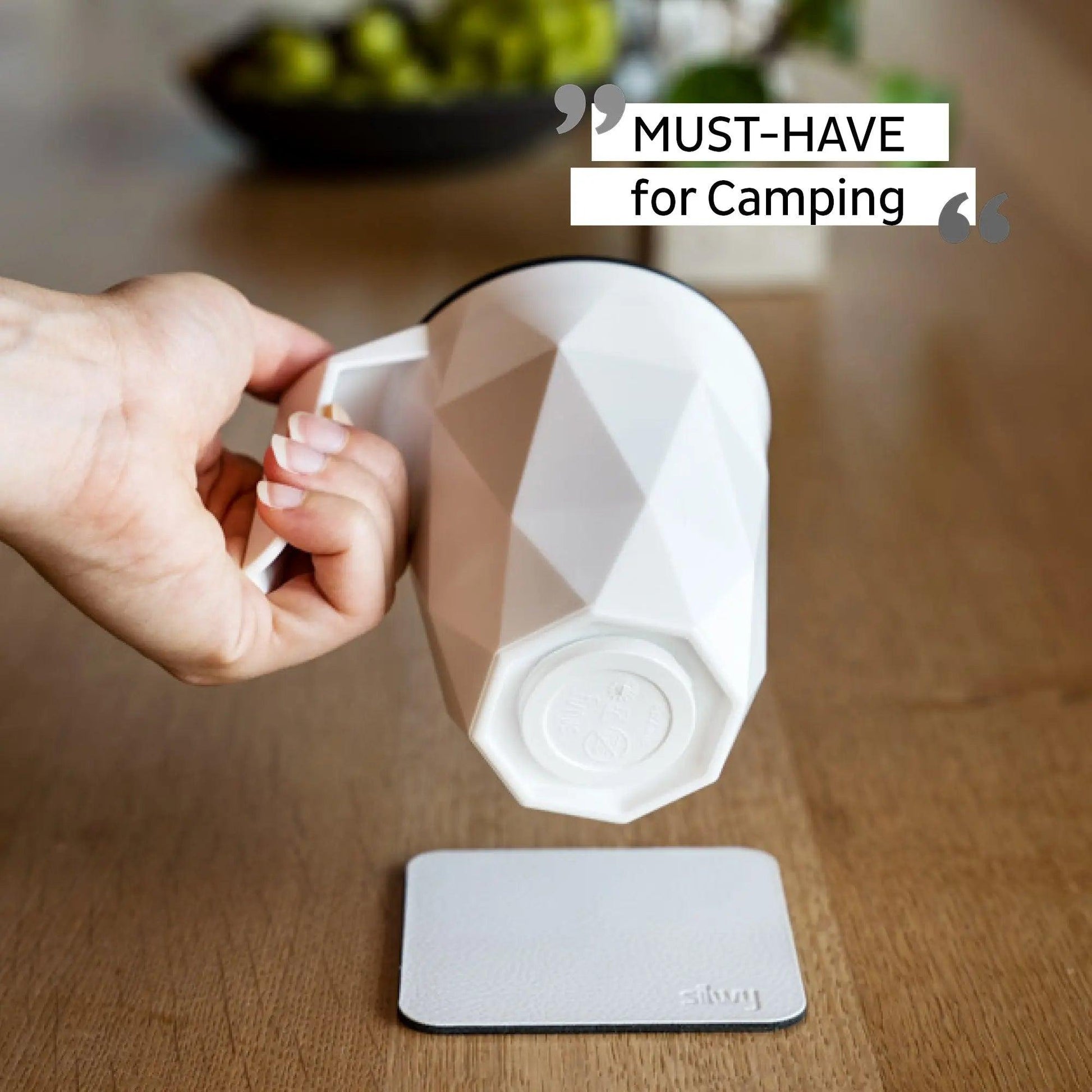 Metal-Nano-Gel-Pads (square) WHITE By Silwy - Everything Caravans