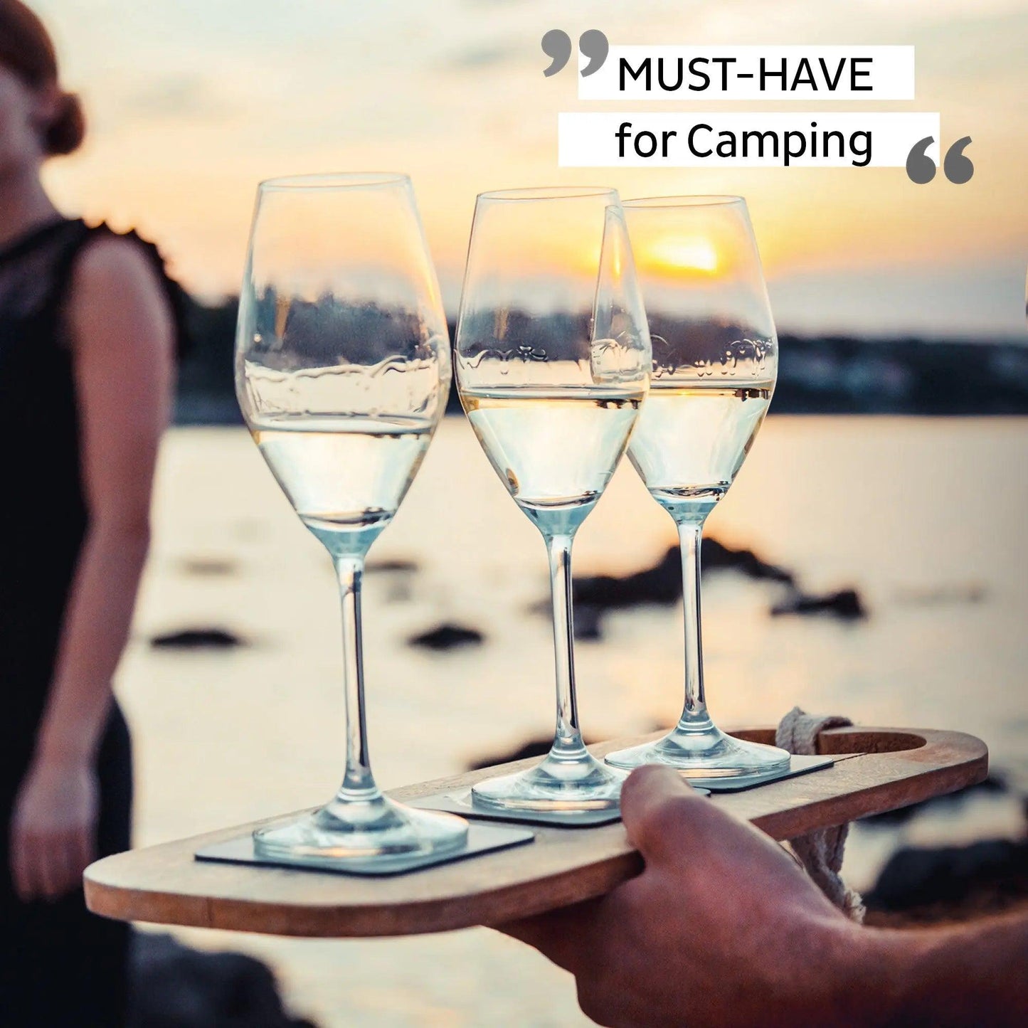 Crystal Magnetic CHAMPAGNE Glass by Silwy - Everything Caravans