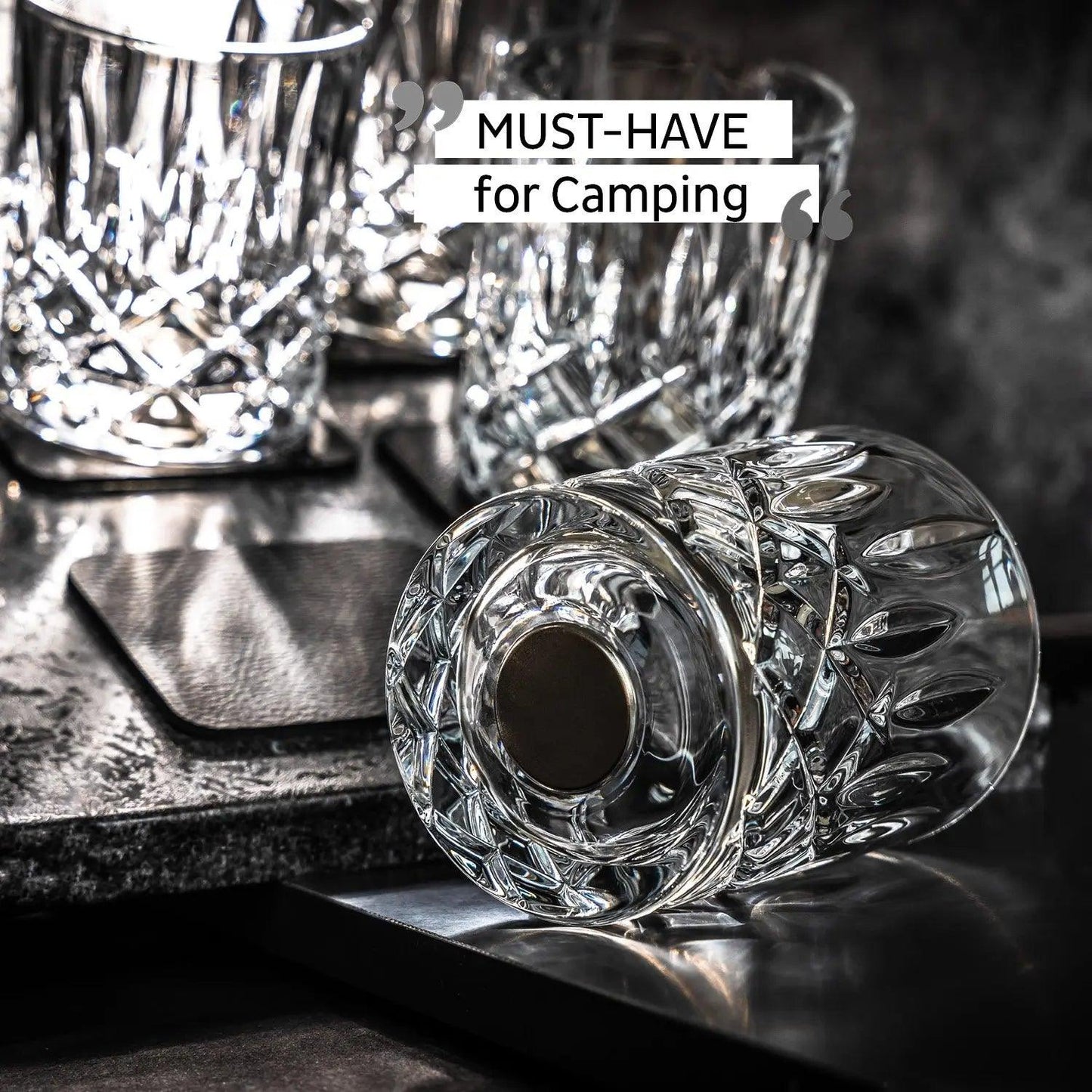 Crystal Magnetic WHISKY Glass by Silwy - Everything Caravans