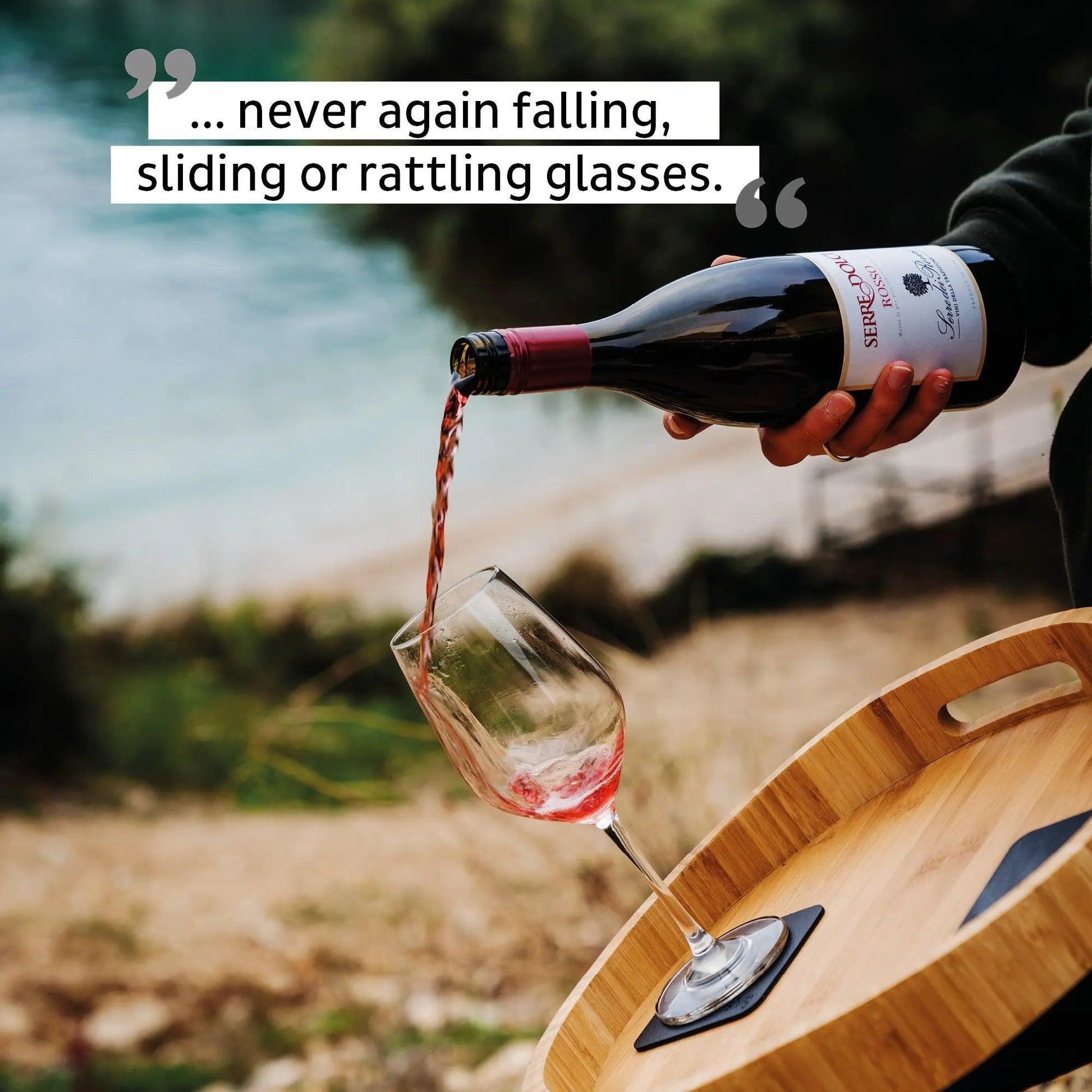 Crystal Magnetic WINE Glass by Silwy - Everything Caravans