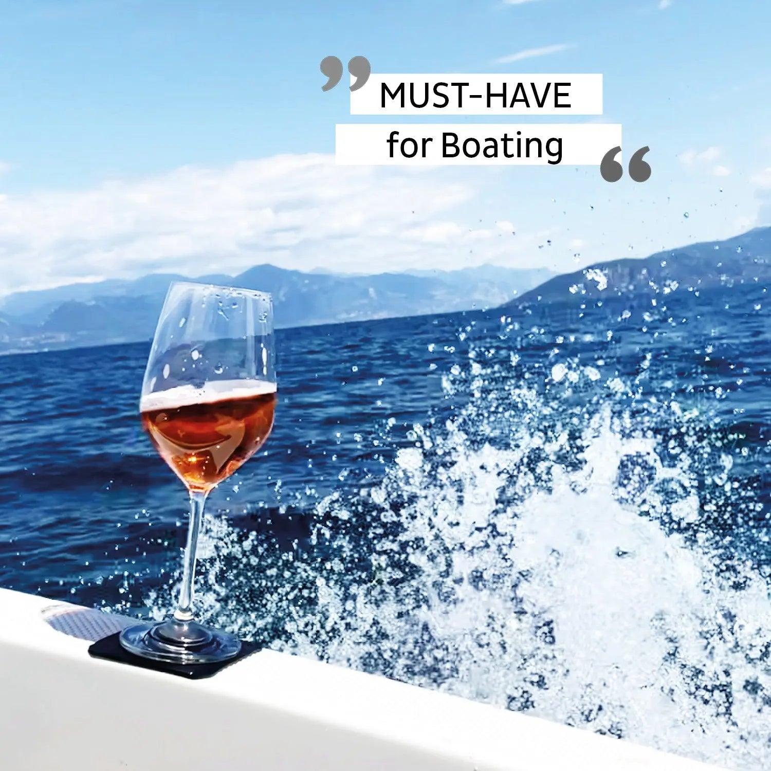 Crystal Magnetic WINE Glass by Silwy - Everything Caravans