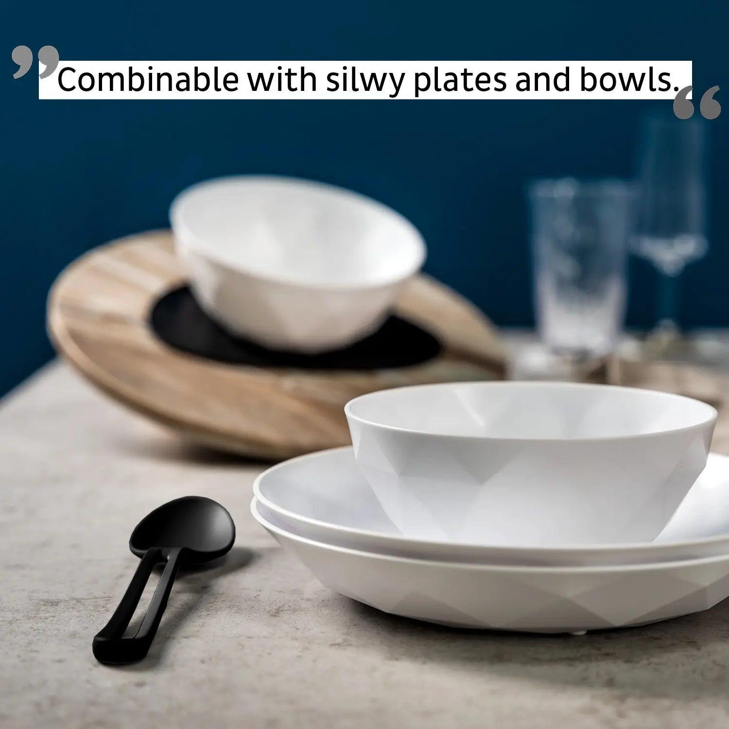 Cutlery Set TRICKY BLACK by Silwy - Everything Caravans