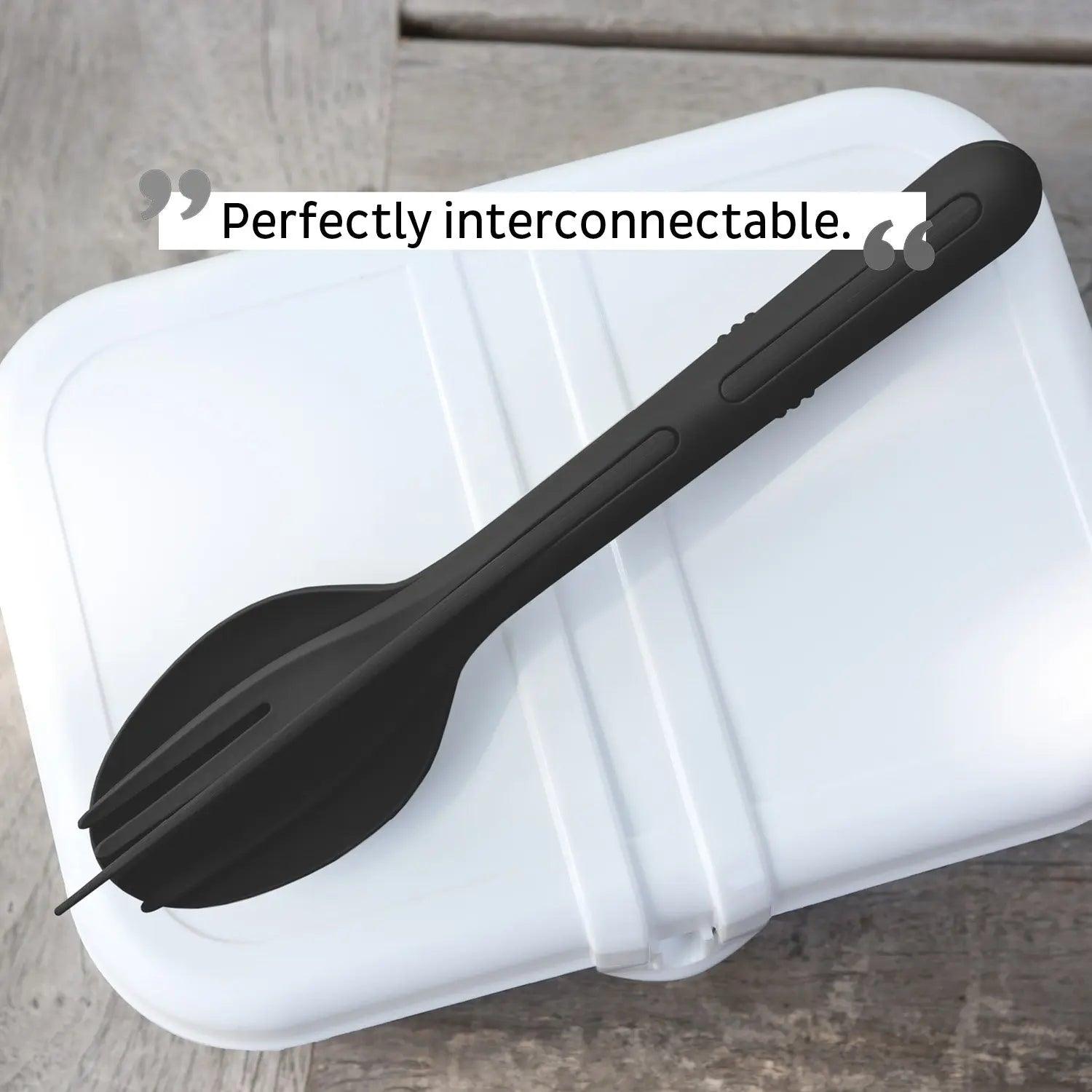 Cutlery Set TRICKY BLACK by Silwy - Everything Caravans