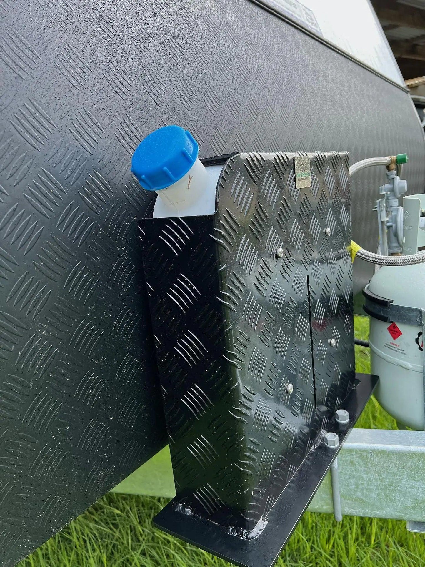 Diesel Tank Cover - Base Mount Left Hand Side - Everything Caravans