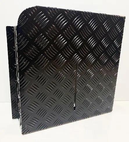 Diesel Tank Cover Black - Face Mount Left Hand Side - Everything Caravans