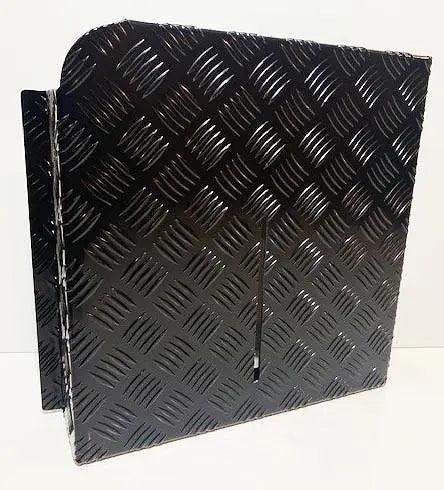 Diesel Tank Cover Black - Face Mount Left Hand Side - Everything Caravans