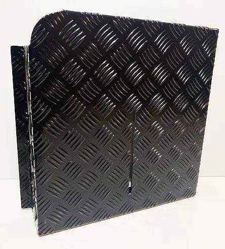Diesel Tank Cover Black - Face Mount Left Hand Side - Everything Caravans