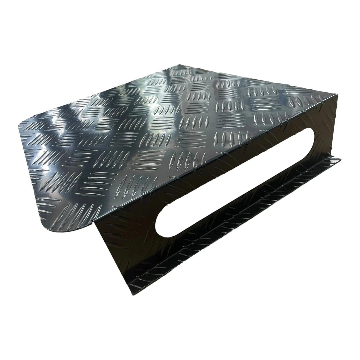 ECP Diesel Heater Tank Cover Black Alloy Checker Plate - Everything Caravans