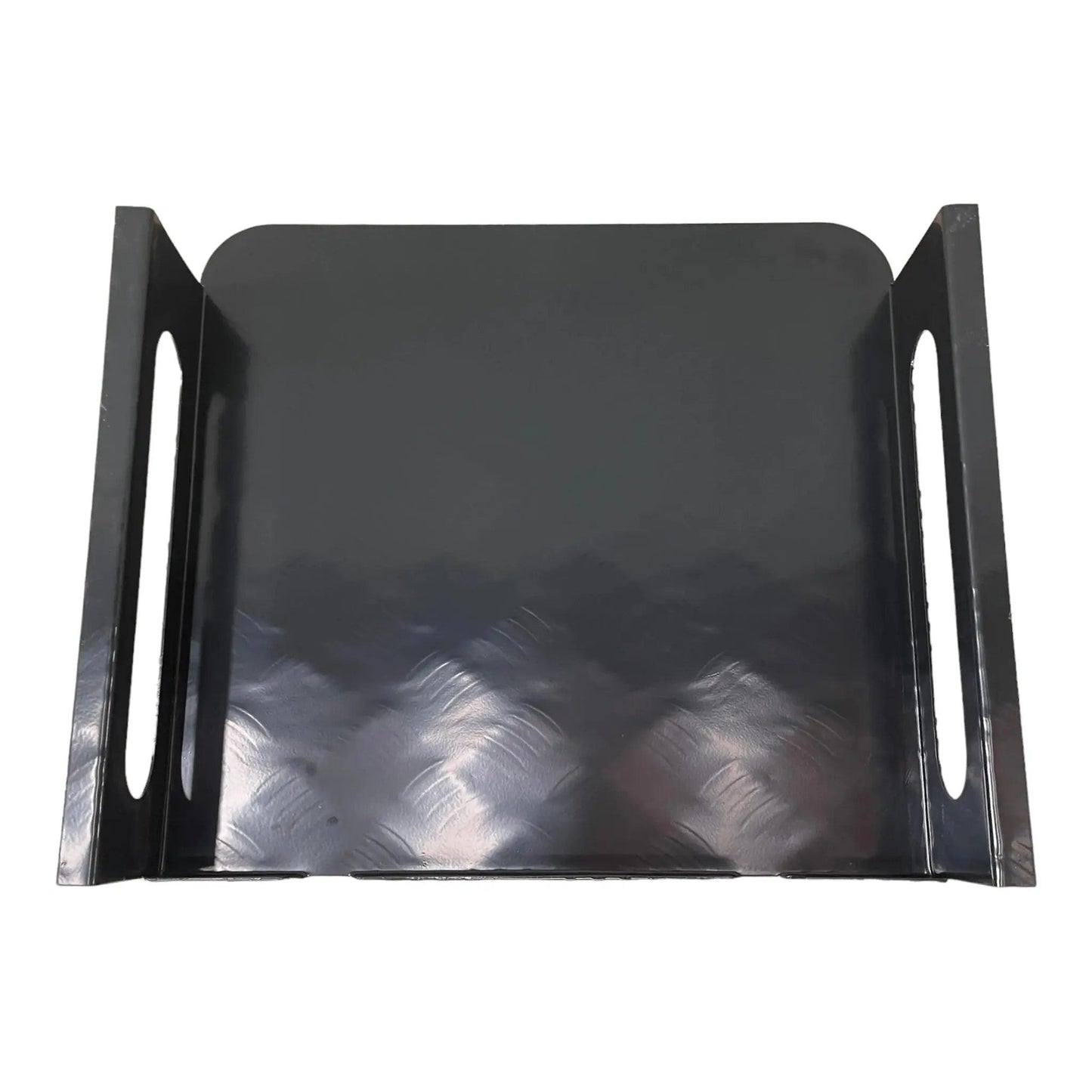 ECP Diesel Heater Tank Cover Black Alloy Checker Plate - Everything Caravans