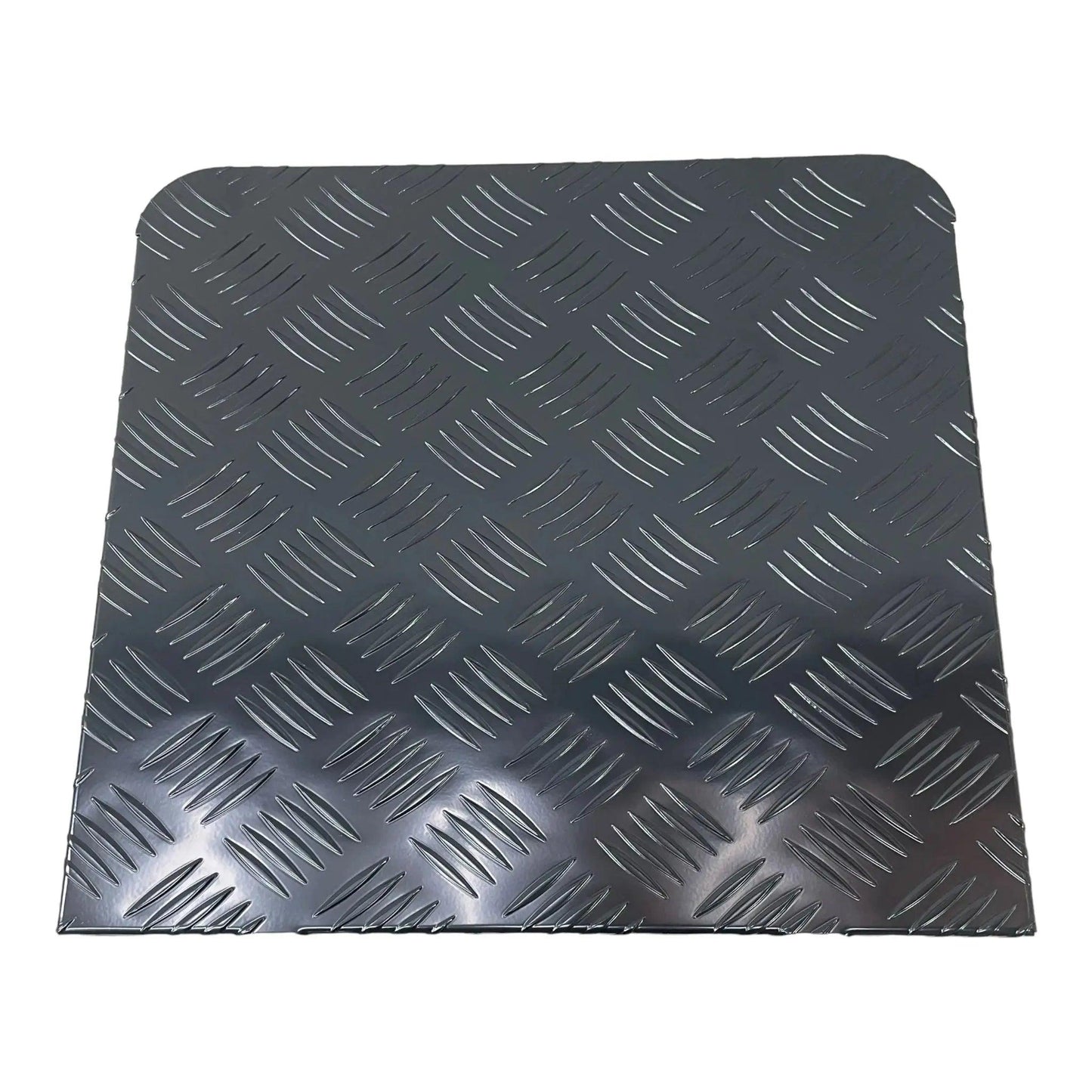 ECP Diesel Heater Tank Cover Black Alloy Checker Plate - Everything Caravans