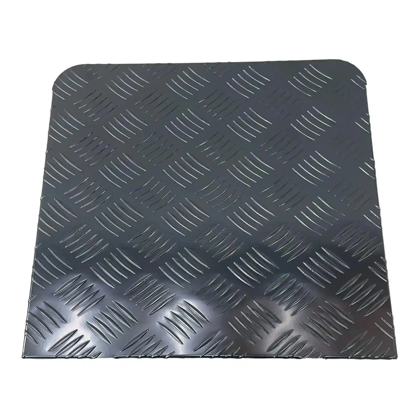 ECP Diesel Heater Tank Cover Black Alloy Checker Plate - Everything Caravans