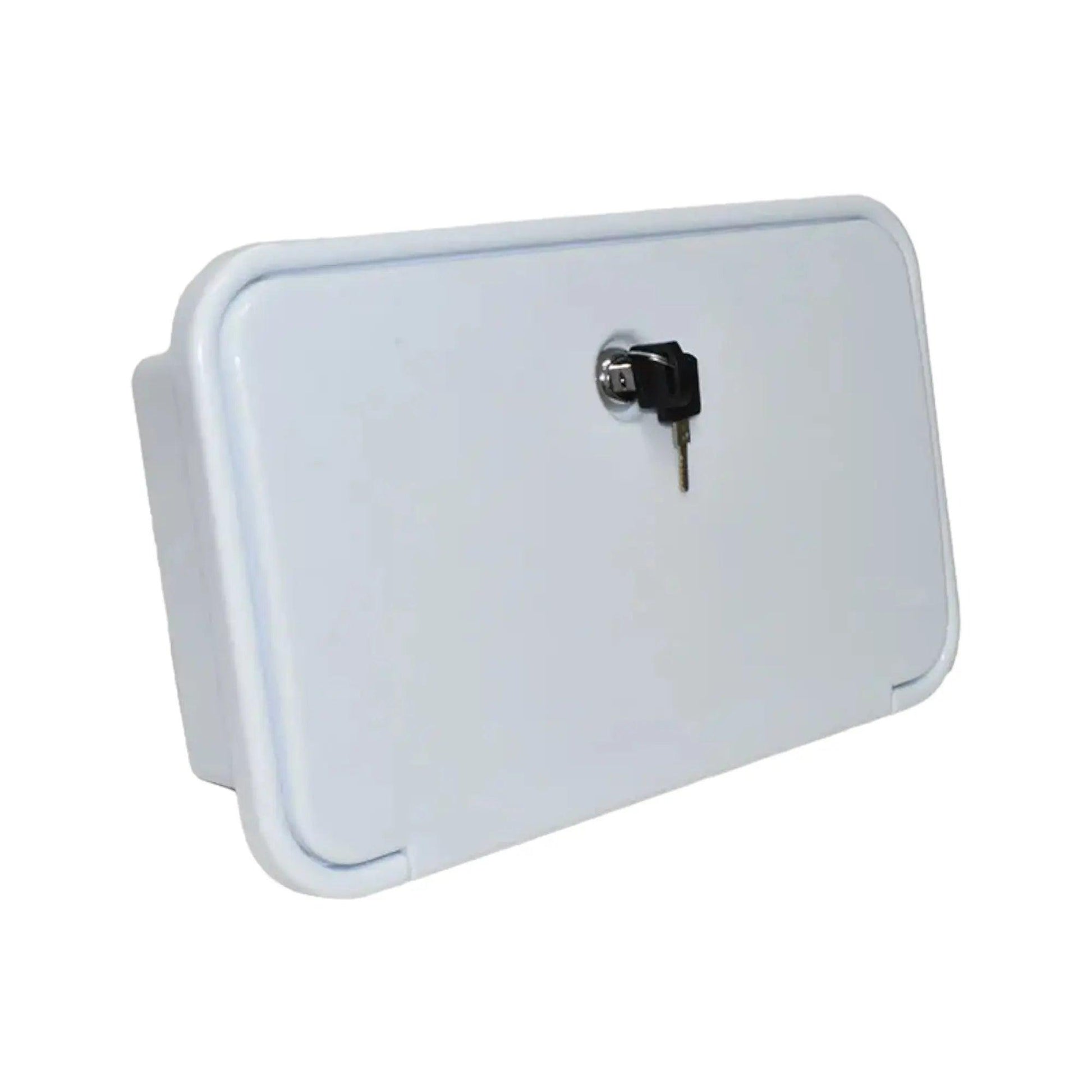 External Shower Box White - watermark - Everything Caravans