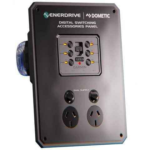 Garmin Digital Switching Panel W175mm x H215mm with Gpo - Everything Caravans