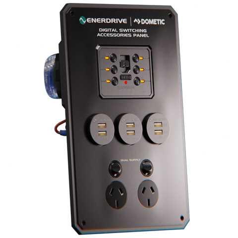 Garmin Digital Switching Panel W175mm x H265mm with Gpo - Everything Caravans