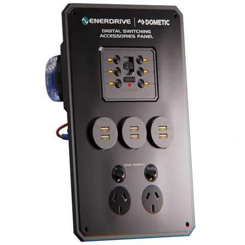 Garmin Digital Switching Panel W175mm x H265mm with Gpo - Everything Caravans