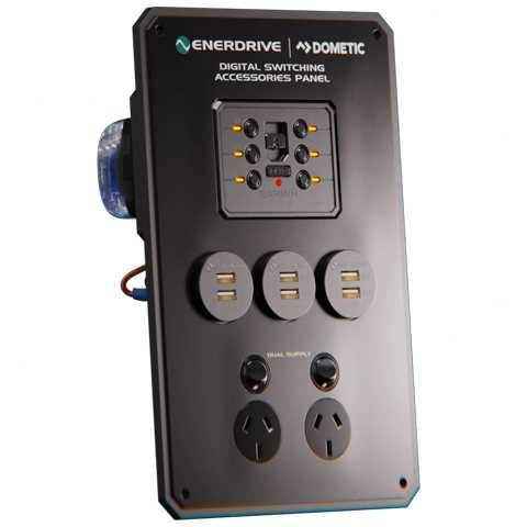 Garmin Digital Switching Panel W175mm x H265mm with Gpo - Everything Caravans