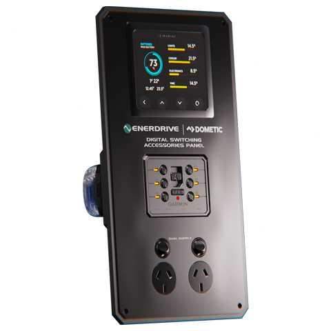 Garmin Digital Switching Panel W175mm x H315mm with Gpo - Everything Caravans