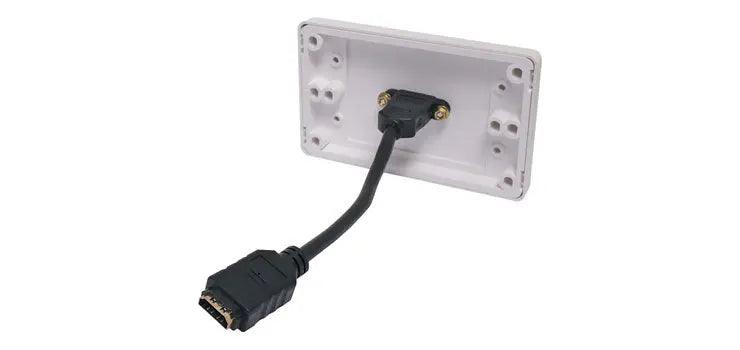Hdmi Wall Mount Socket Caravan Motorhome TV - Everything Caravans