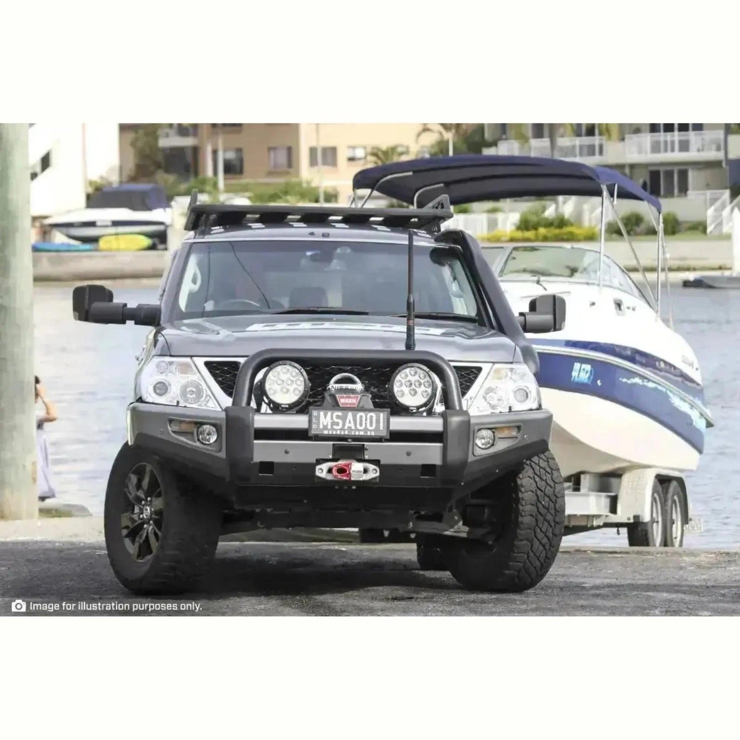 MSA Towing Mirror compatible with Toyota Hilux Chrome - Everything Caravans