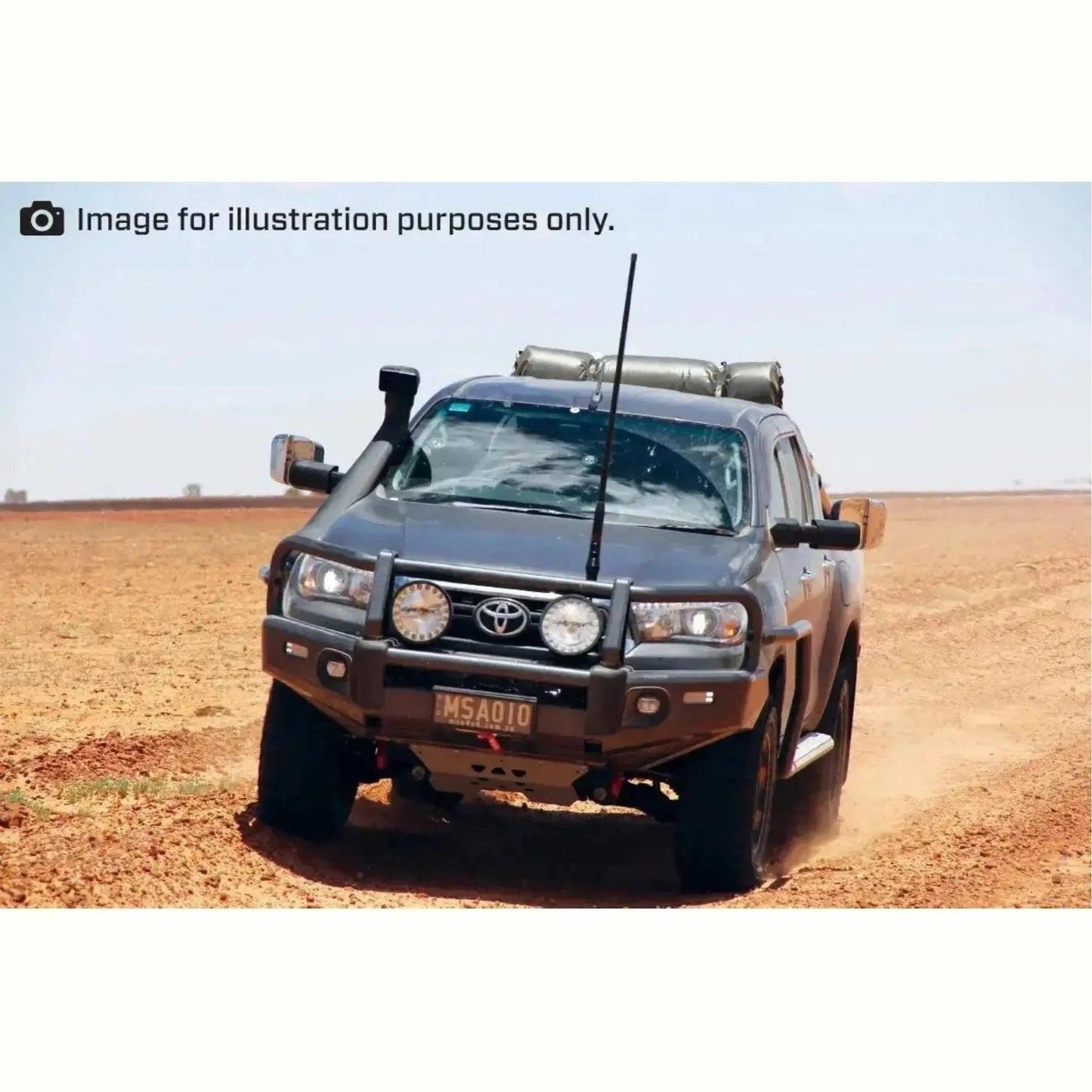 MSA Towing Mirror compatible with Toyota Hilux Chrome - Everything Caravans