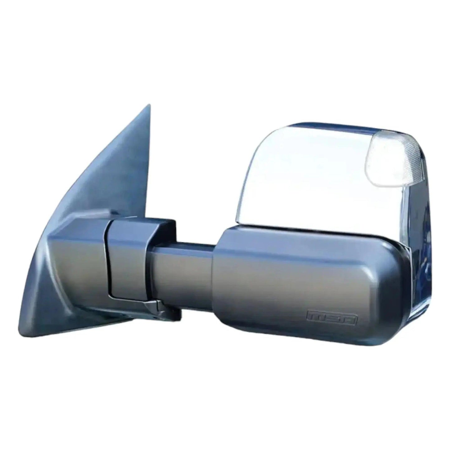 MSA Towing Mirror compatible with Toyota Hilux Chrome - Everything Caravans