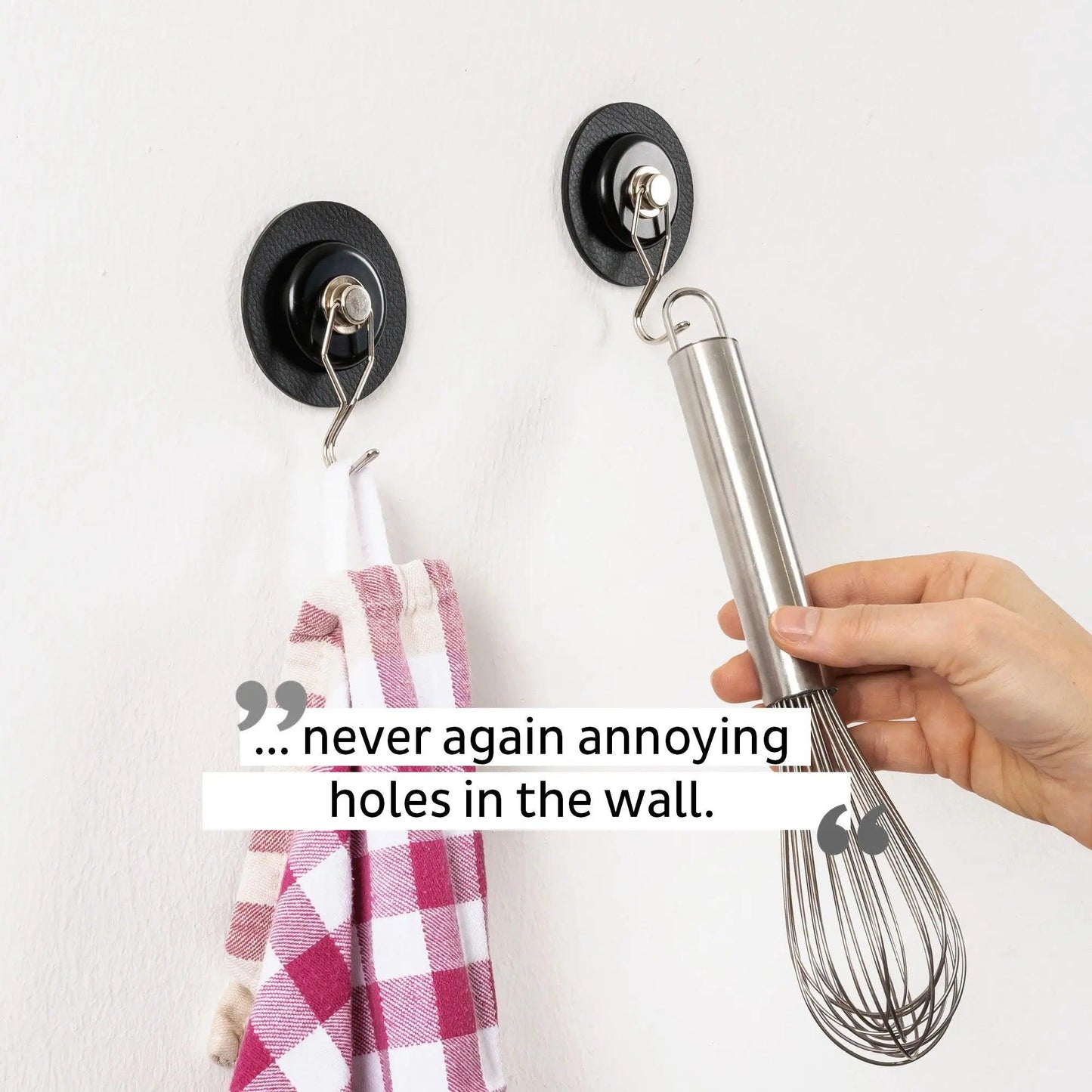 Magnetic Hook THE ONE incl. Pad BLACK By Silwy - Everything Caravans