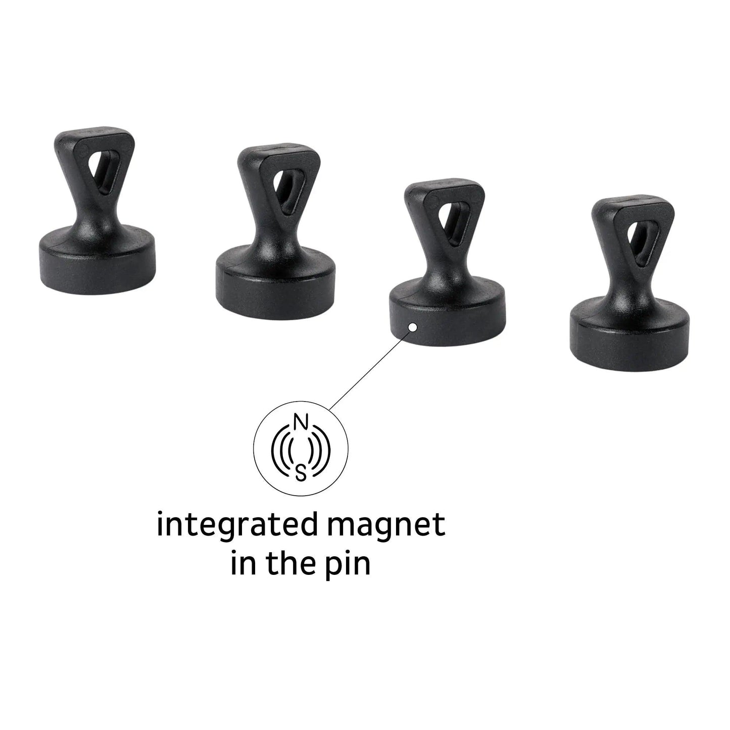 Magnetic Pins FLEX incl. Pads BLACK By Silwy - Everything Caravans