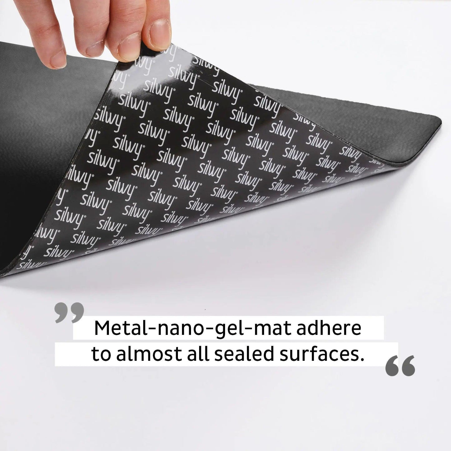 Metal-Nano-Gel-Mat BLACK for Magnetic Glasses By Silwy - Everything Caravans