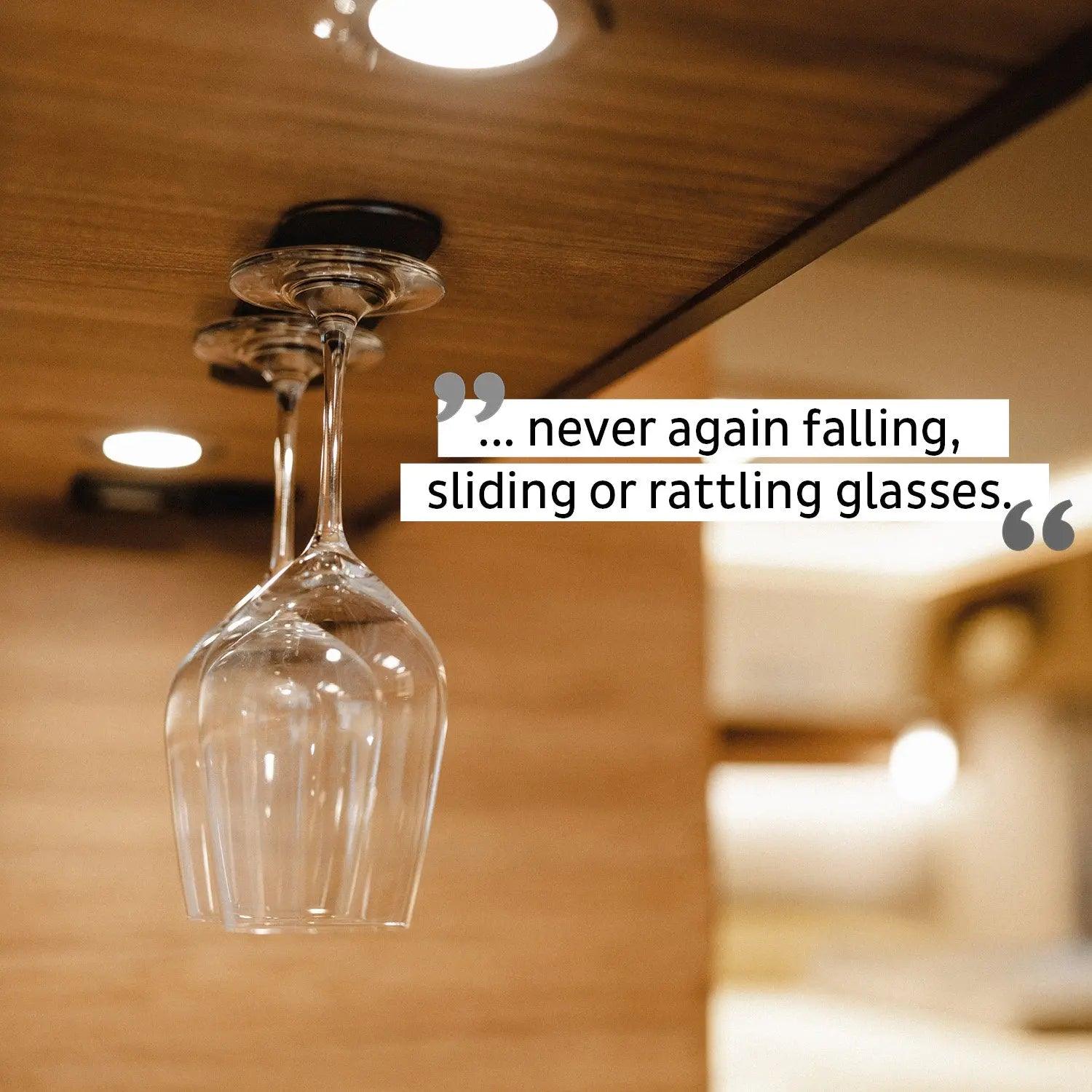 Metal Strip 25 cm BLACK for Magnetic Glasses By Silwy - Everything Caravans