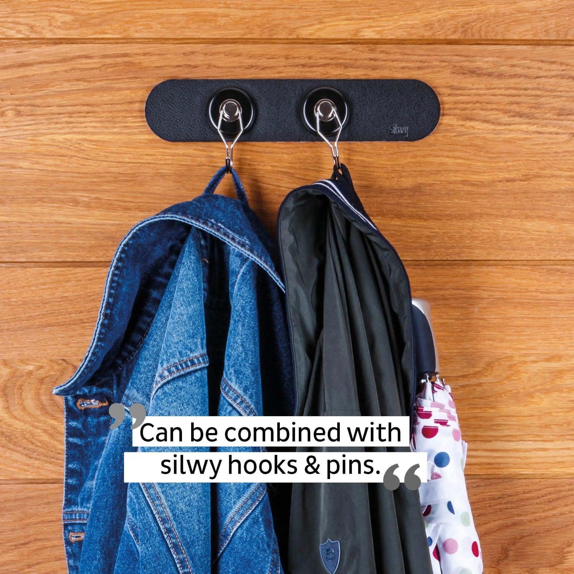 Metal Strip 25 cm BLACK for Magnetic Glasses By Silwy - Everything Caravans