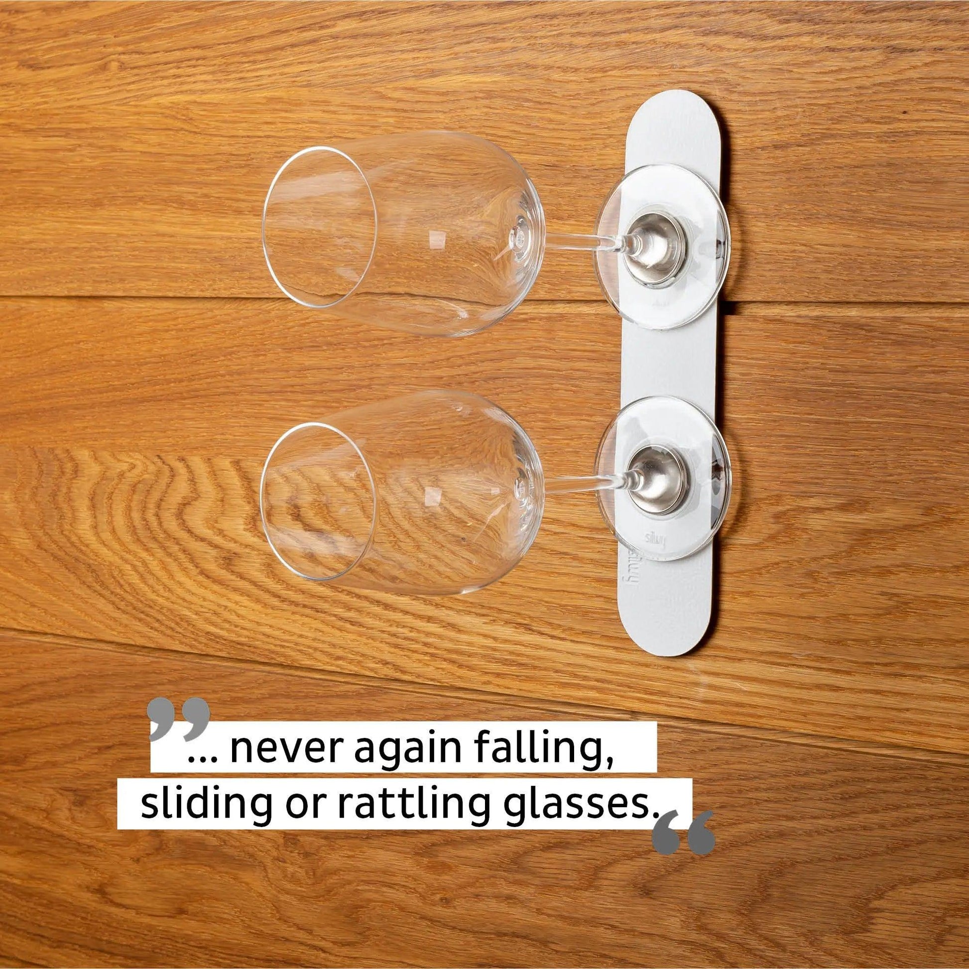 Metal Strip 25 cm WHITE for Magnetic Glasses By Silwy - Everything Caravans