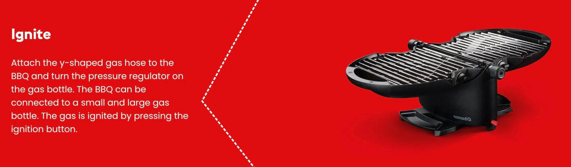 Nomadiq Portable Folding Gas Bbq - Everything Caravans