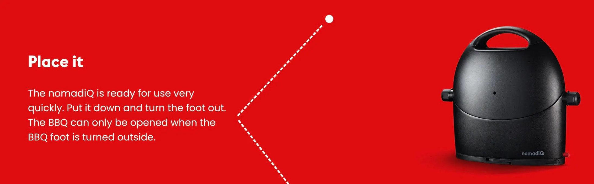 Nomadiq Portable Folding Gas Bbq - Everything Caravans