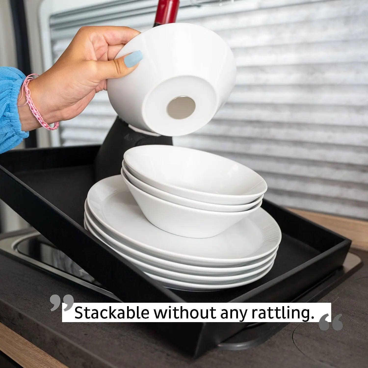 Porcelain Magnetic Bowls by Silwy - Everything Caravans