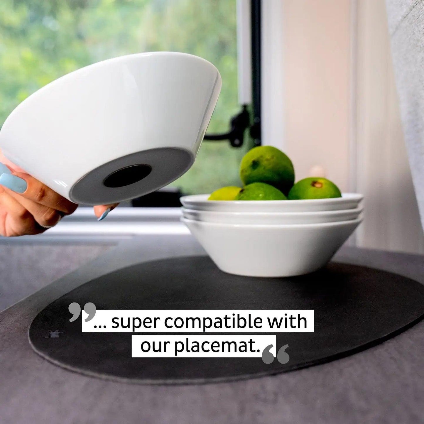 Porcelain Magnetic Bowls by Silwy - Everything Caravans