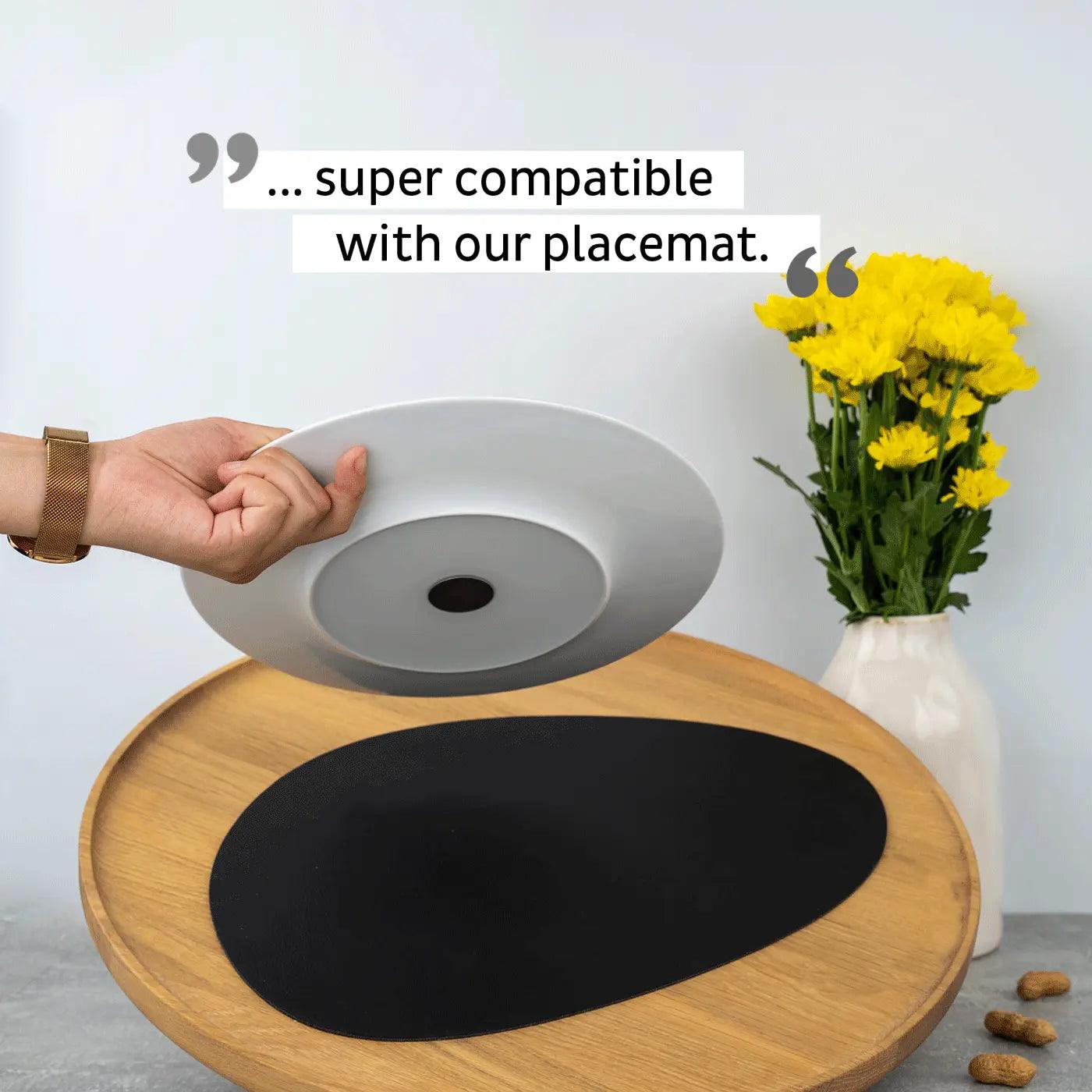 Porcelain Magnetic Dinner Plates OCEAN by Silwy - Everything Caravans