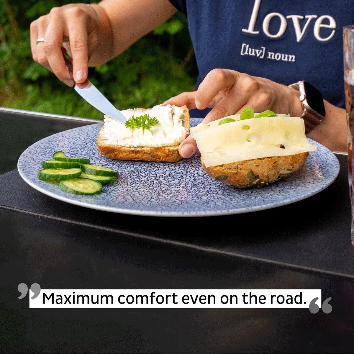 Porcelain Magnetic Dinner Plates OCEAN by Silwy - Everything Caravans