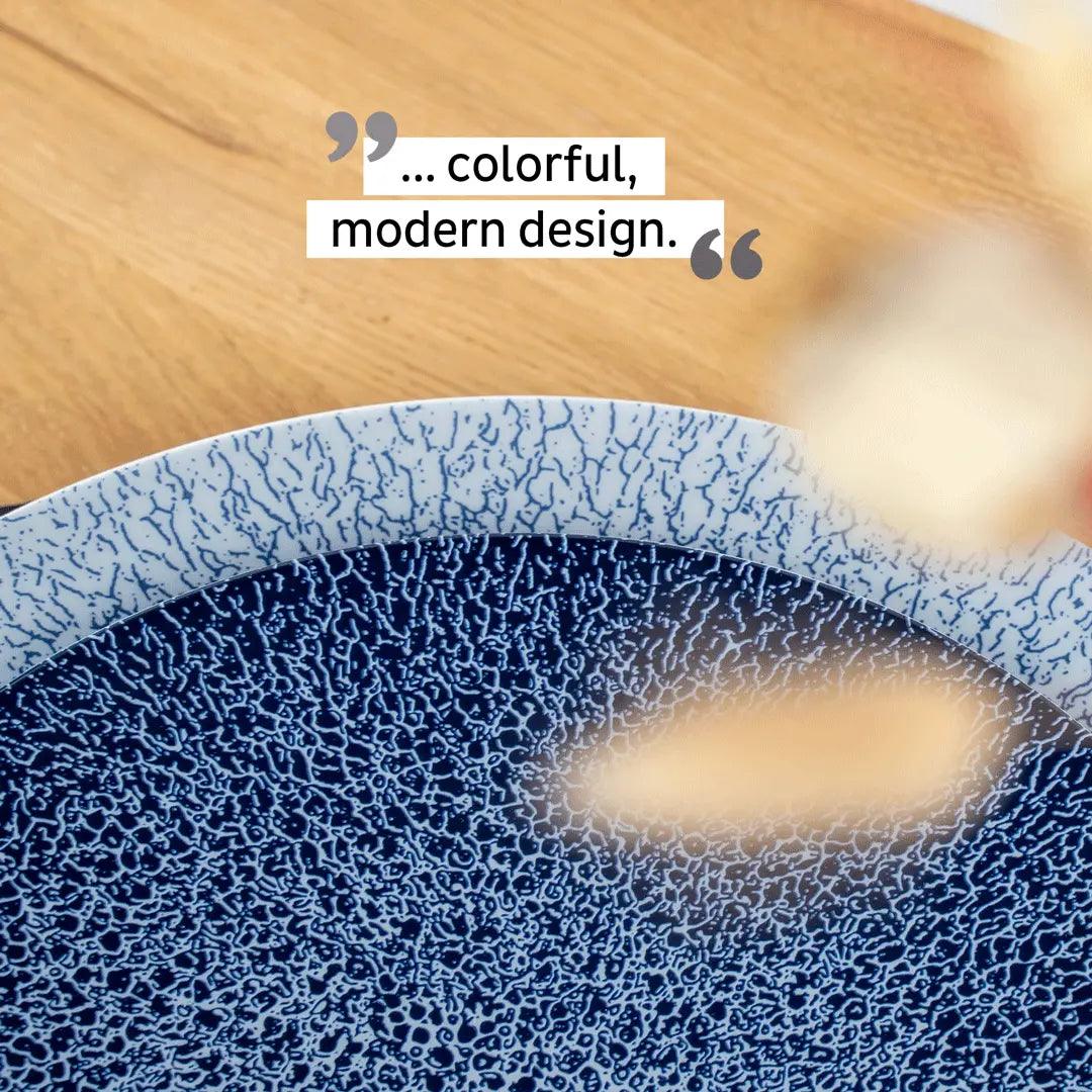 Porcelain Magnetic Dinner Plates OCEAN by Silwy - Everything Caravans