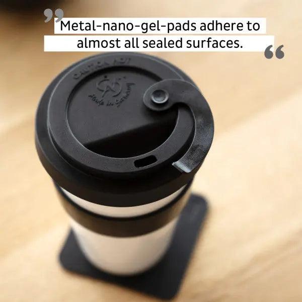 Porcelain To-Go Cup with Black Pad By Silwy - Everything Caravans