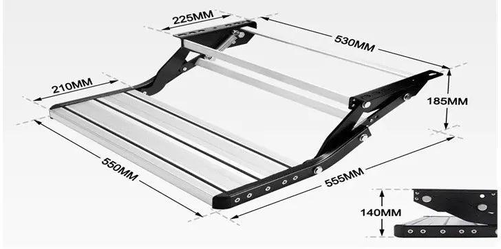 Pull Out Alloy Caravan Step with 200Kg Weight Rating - Everything Caravans