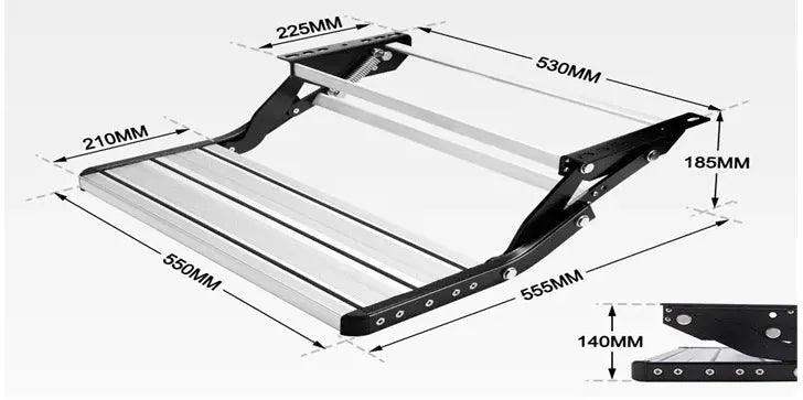 Pull Out Alloy Caravan Step with 200Kg Weight Rating - Everything Caravans