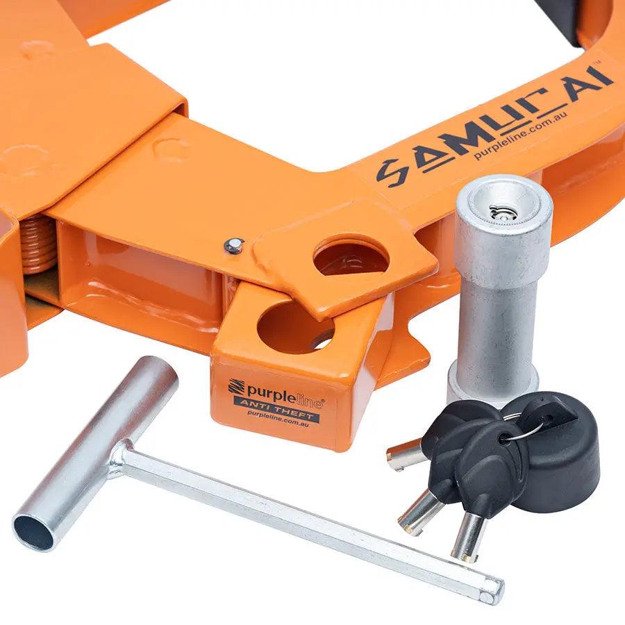 Purpleline Samurai Wheel Clamp Suits All Wheel Sizes - Everything Caravans