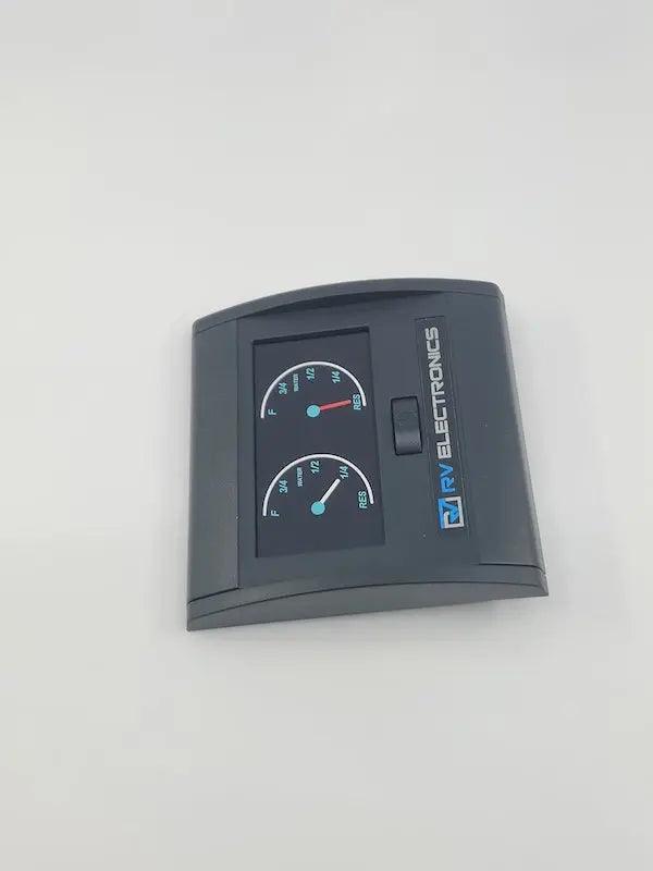 RV Electronics LCD Double Tank Water Level Indicator Gauge - Everything Caravans