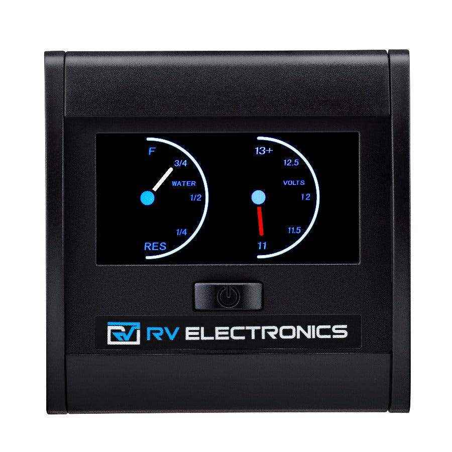 RV Electronics LCD Single Tank Water Level and voltmeter Gauge - Everything Caravans