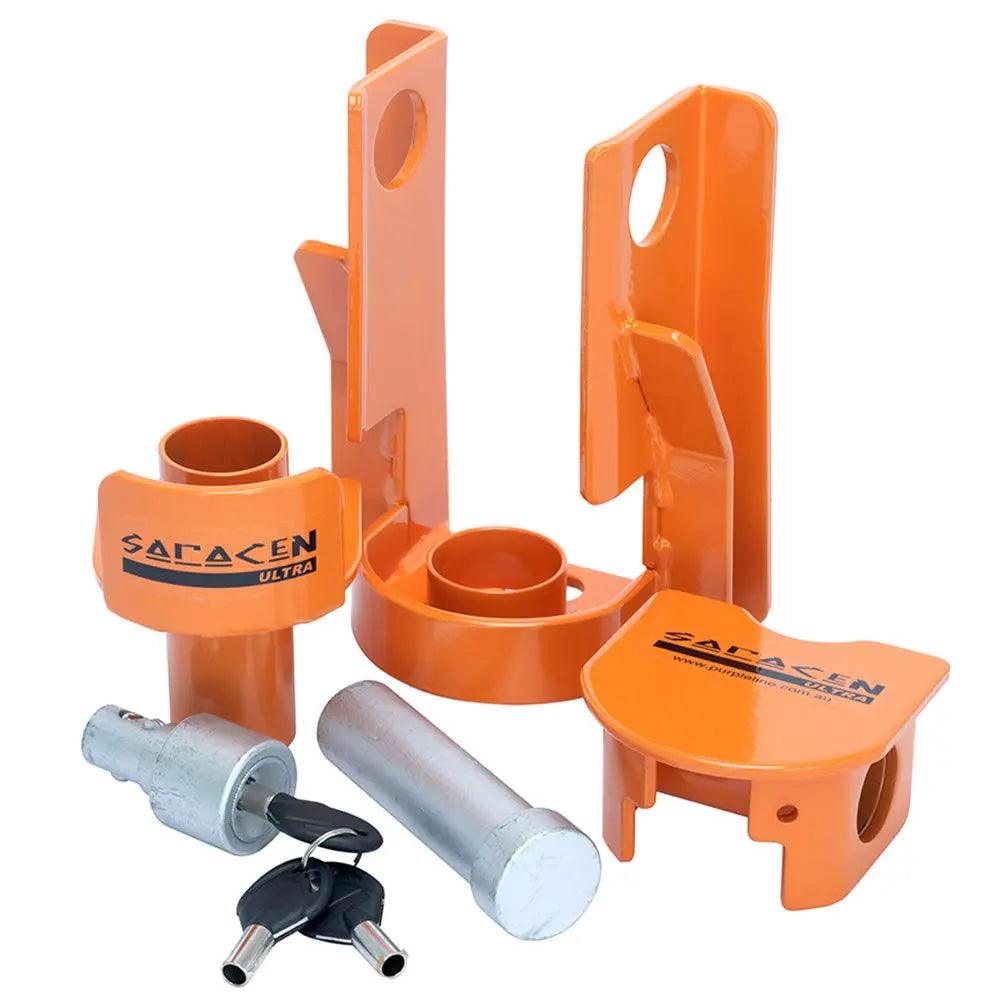 Saracen Ultra Hitch Lock Suits Australian Standard 50mm Ball Hitches on Vehicle and Off - Everything Caravans
